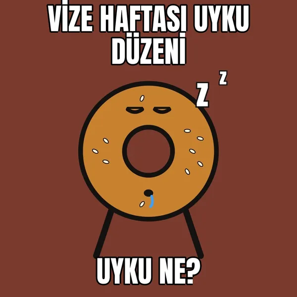 Vize haftası uyku düzeni