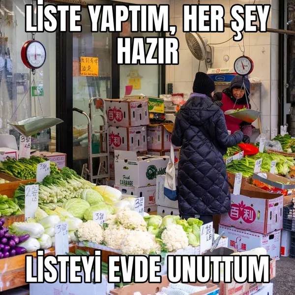 Market listesi