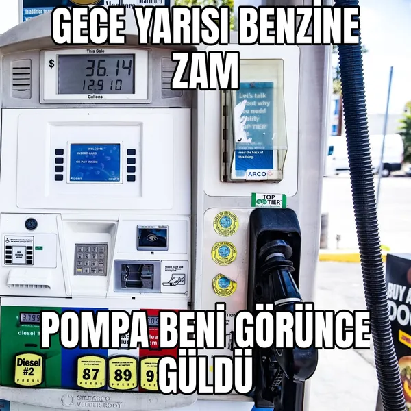Benzine gece zammı