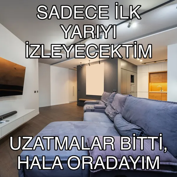 Derbi gecesi salon