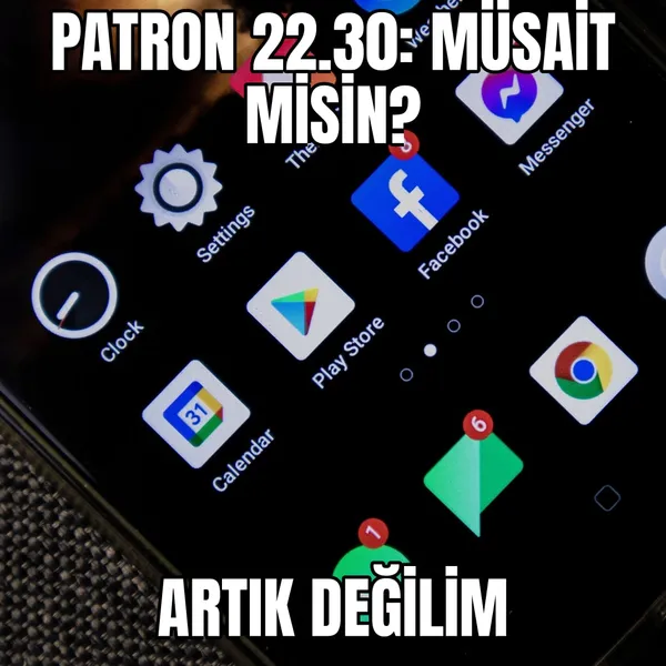 Patron gece mesajı