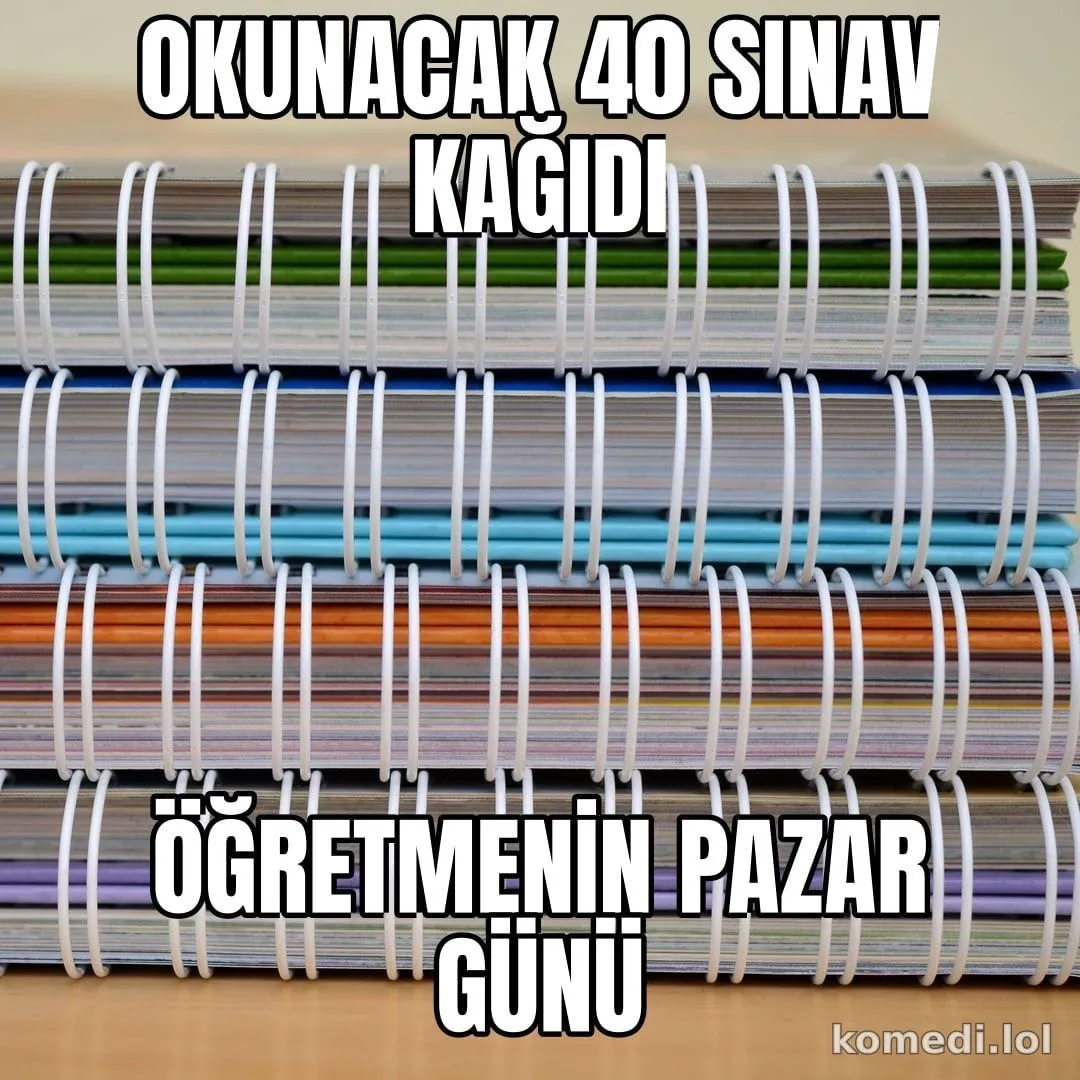 Öğretmenin pazar günü