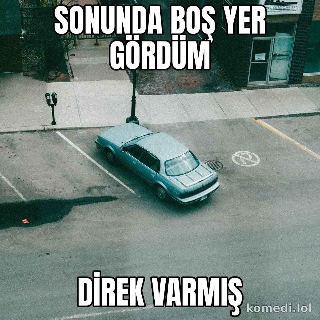 Boş yer gördüm