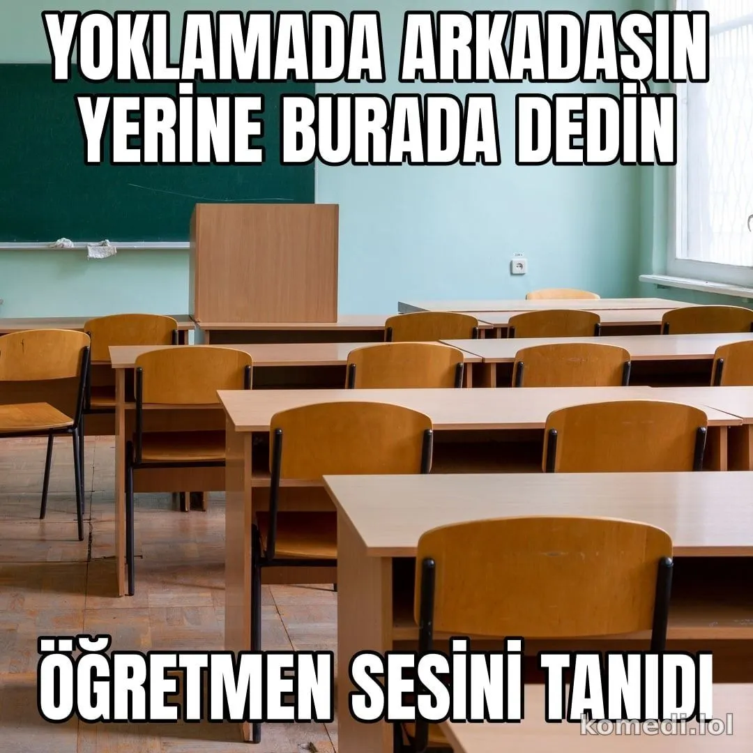 Yoklamada arkadaşın yerine