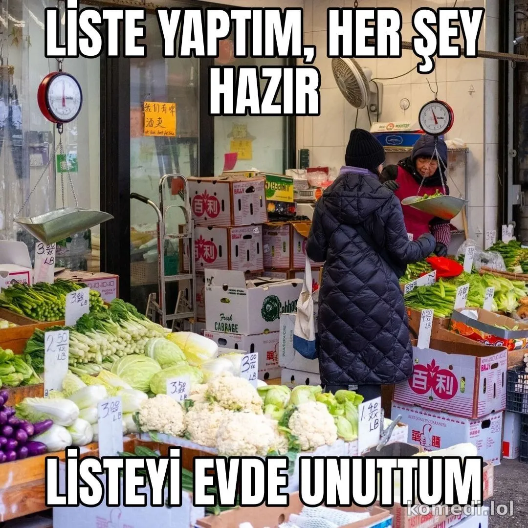 Market listesi