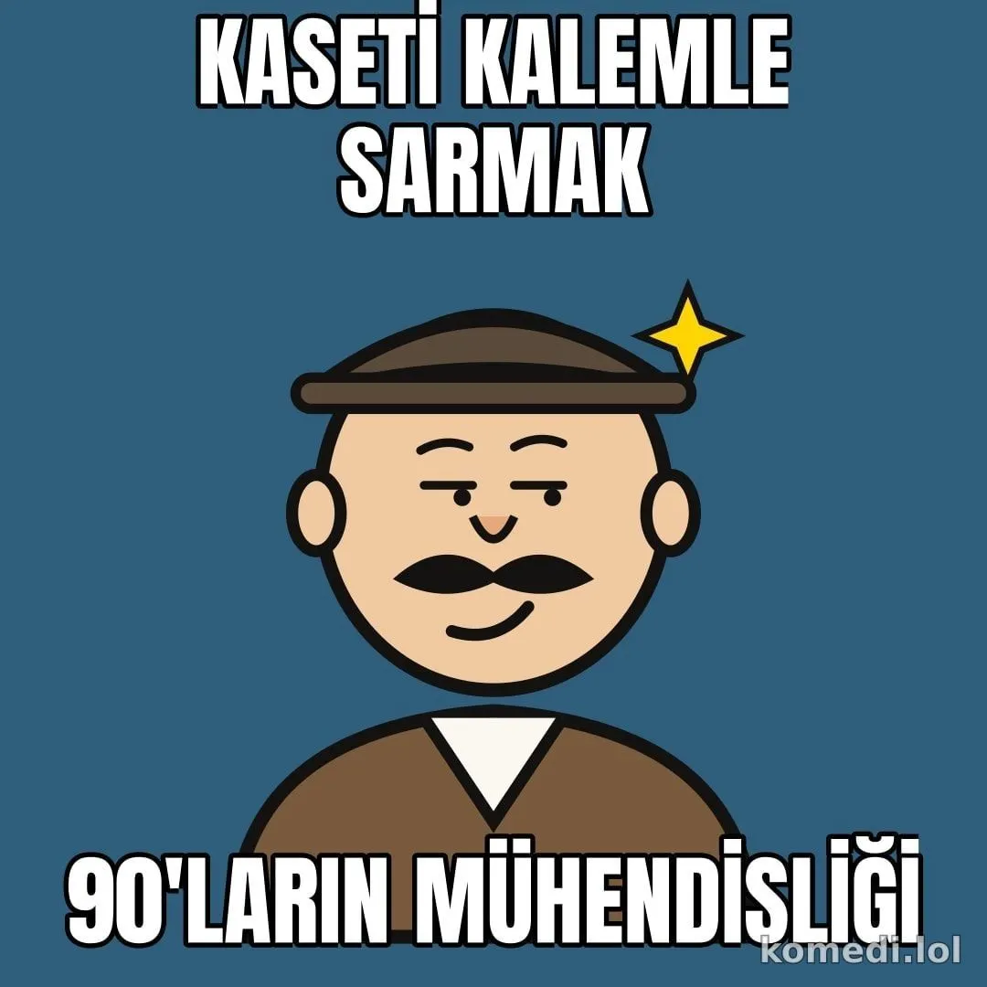 Kaseti kalemle sarmak