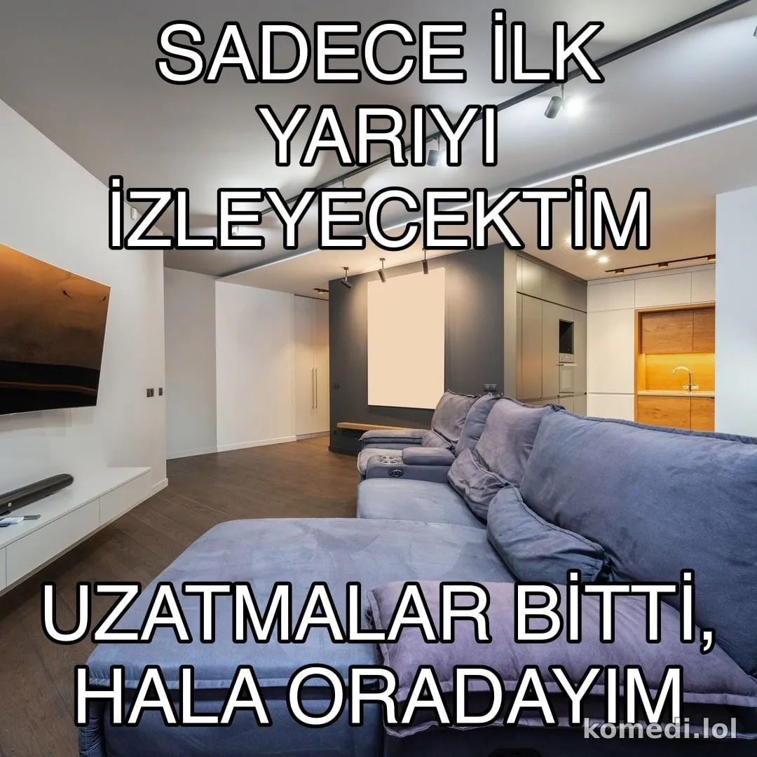 Derbi gecesi salon