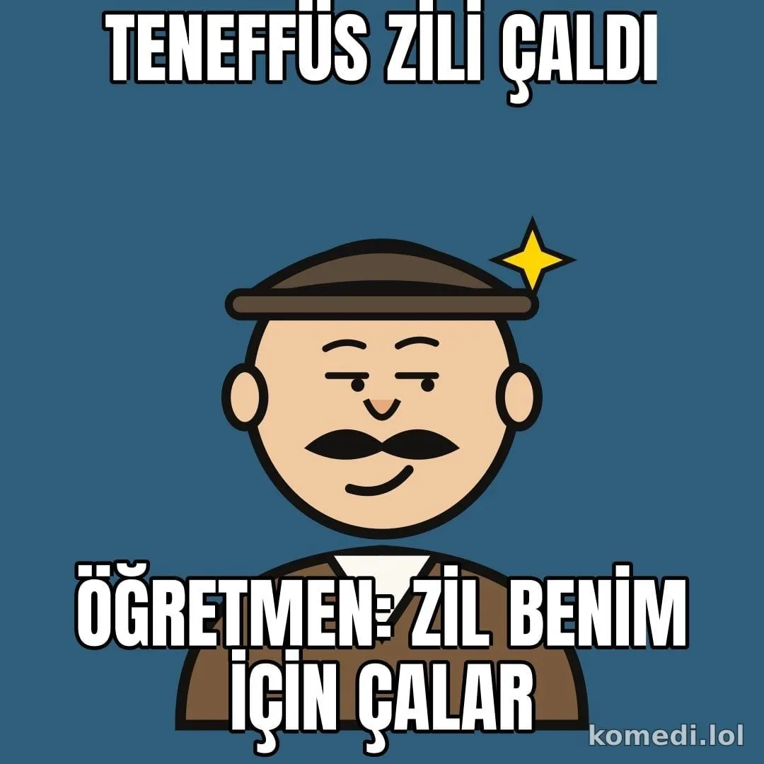 Zil öğretmen için çalar