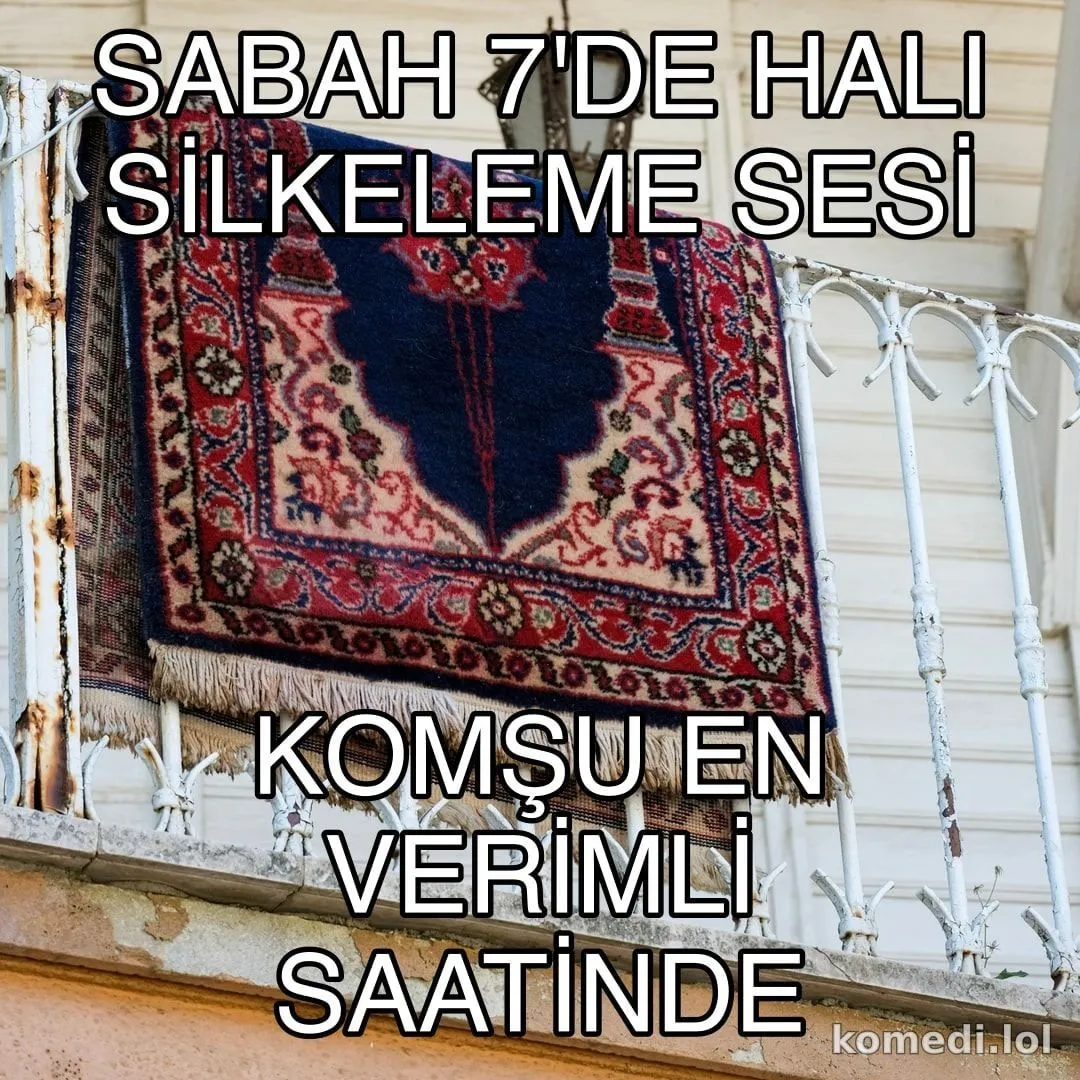 Halı silkeleme saati