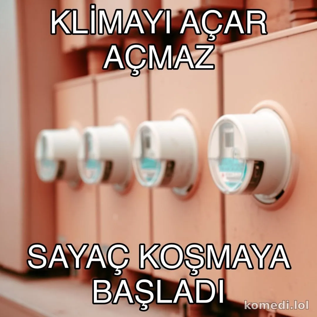 Sayaç dönüyor